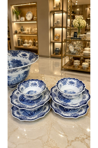 Generic Brand Esterhomedecor 6-Person 12-Piece Porcelain Snack Bowl Set