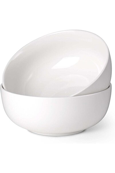Generic 7.5" Serving Bowls Set of 2, 45 Oz Large Ceramic Soup Bowls, Premium ...
