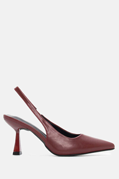 Luigi Μυτερές Γόβες Slingback με Λάστιχο - Μπορντό - 38