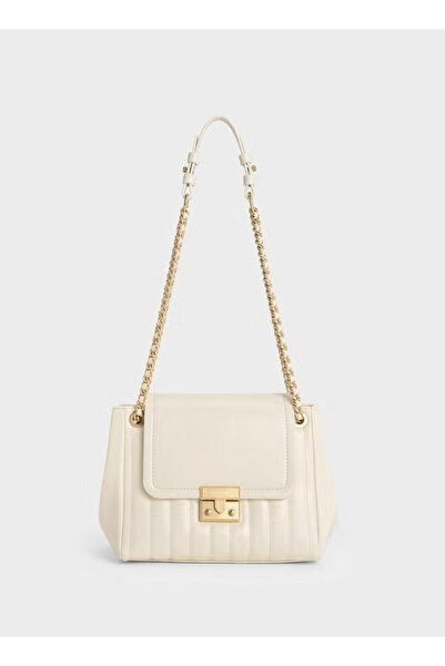 Charlene Donna Crinkle-Effect Shoulder Bag