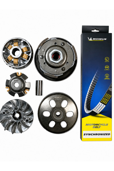 MOTORKİT MK SCOOTER 125 ÖN VARYATÖR + ARKA DEBRİYAJ + PERFORMANSLI MICHELlN K...