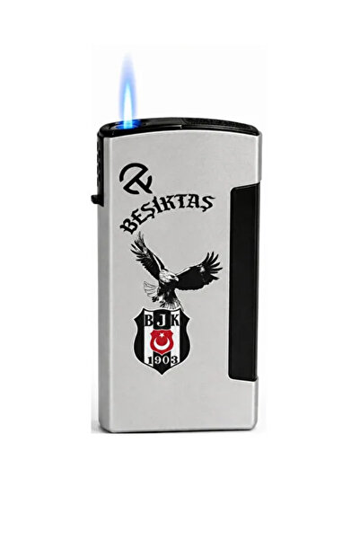 ONRSTORE Siyah Metal Pürmüz Gaz Dolumlu Rüzgar Geçirmez Çakmak