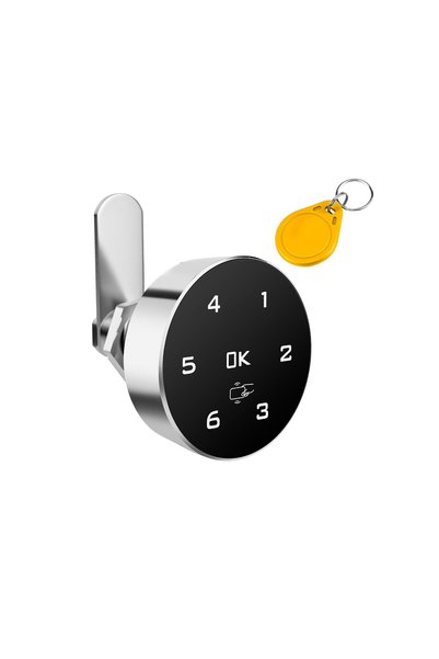 Konk Tools Zd015 Electronic Cabinet Lock with Smart Password and Card - 30mm Locker Cabinet Lock