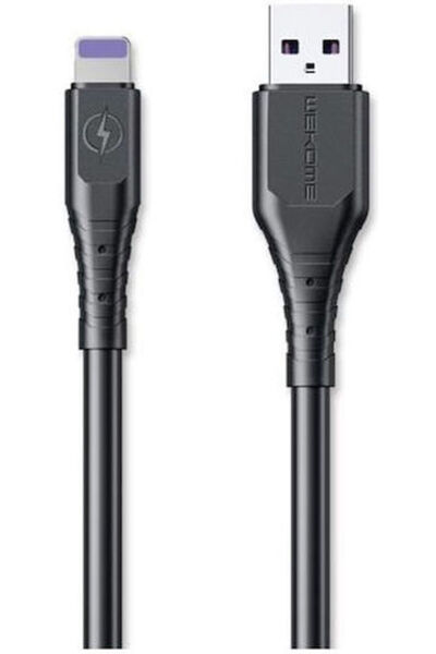 WK WDC-152 Καλώδιο USB-A σε Lightning Μαύρο 3μ