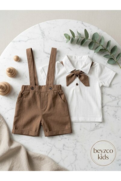 Junior Class Tie-Up Shirt, Linen Salopet Suit