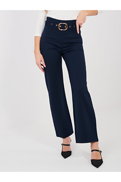 Factory Price Pantaloni Dama Bleumarin