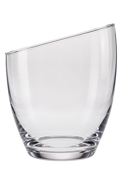 Paşabahçe Oblique Vase 20 Cm, Stylish Decorative Vase