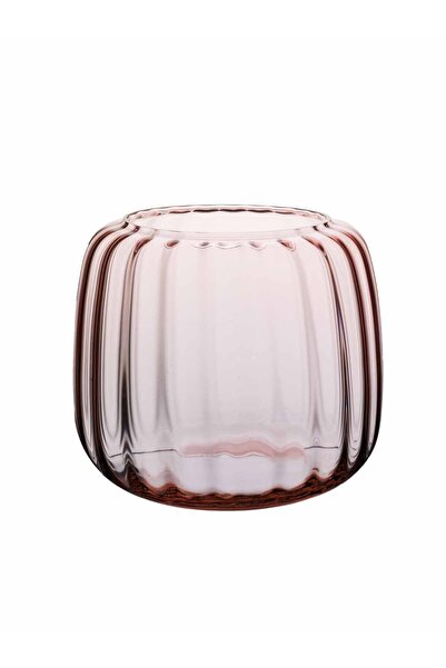 Paşabahçe Rose Ripples Vase 22.7X27 Cm, Stylish Decorative Vase