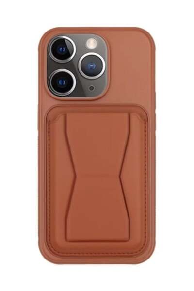 ELTRAZONE iPhone 16 Pro Case with Card Holder – Magnetic Kickstand PU Leather...