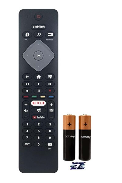ELTRAZONE Replacement Remote Control BRC0984505/01 for Philips FHD LED Smart ...