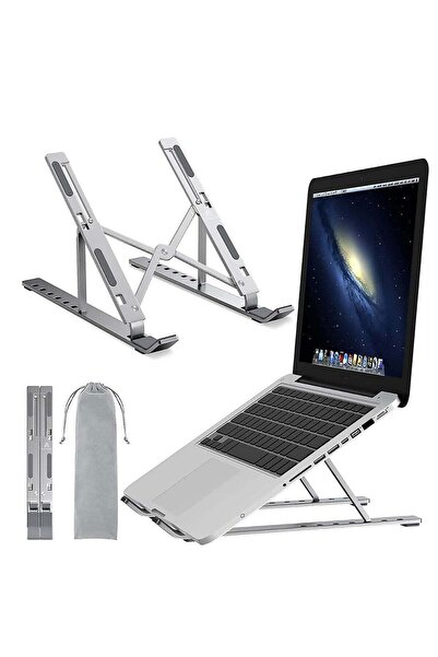 ELTRAZONE Laptop Stand for Desk, Portable Holder Riser, Adjustable Aluminium ...