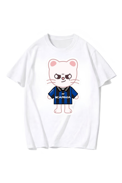 Touz Moda Stray Kids Skzoo Karma Printed Unisex Oversize T-Shirt