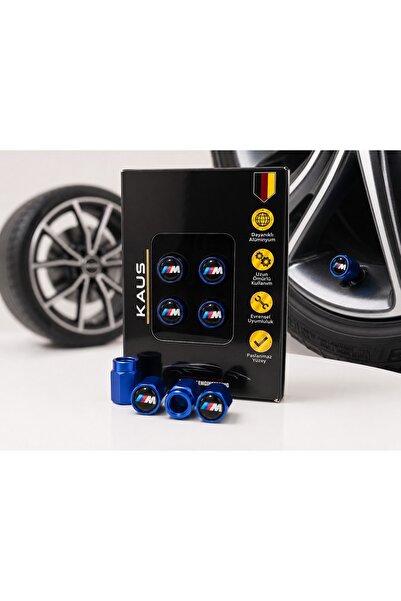 KAUS BMW M- ALÜMİNYUM SİBOP KAPAĞI(MAVİ)
