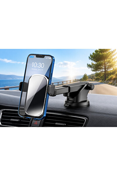 Generic WYE Y-H6 Suction Cup Car Phone Holder | 360° Rotation | Adjustable Le...