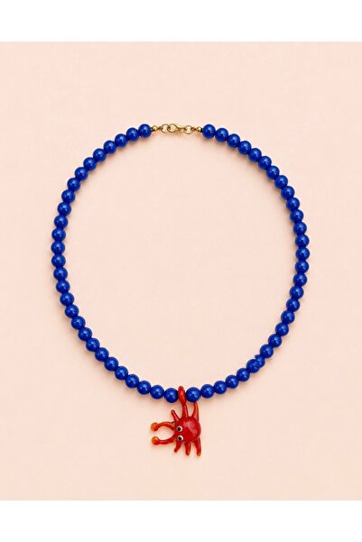 Elvia Atelier Murano Kırmızı Yengeç Kolye