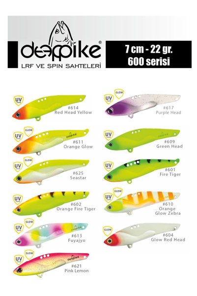 DEEPPİKE 22 Gram Vibrasyon Balık Maketleri