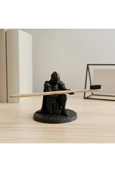 OEM Figurină Decorativă Cavaler, Suport Periuță de Dinți, Ornament Birou