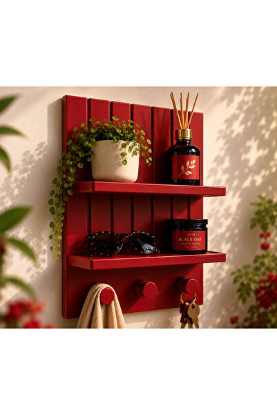 farist Decorative Wall Shelf and Key Holder Hanger – Modern Entryway Organize...