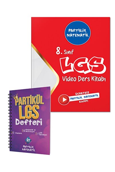 Partikül Matematik 8. Sınıf Video Ders Kitabı + LGS Planlama Defteri
