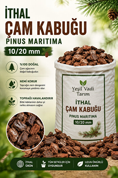 YEŞİLVADİ İTHAL ÇAM KABUĞU PİNUS MARİTİMA 10/20 MM 2.5 LİTRE