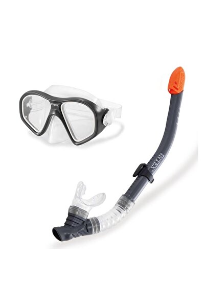 Intex Mască de Înot și Snorkeling Intex, Vizibilitate Clară și Fixare Reglabi...