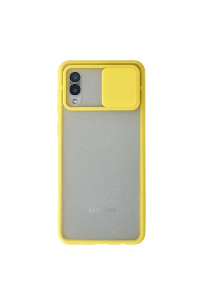 atastore2017 Samsung Galaxy A02 Case Palm Frosted Camera Sliding Silicone - Y...