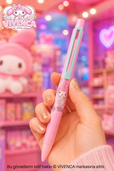 MY MELODY New Season Licensed Shinny Versatil Tip Pen 0.7 mm with Vivenca