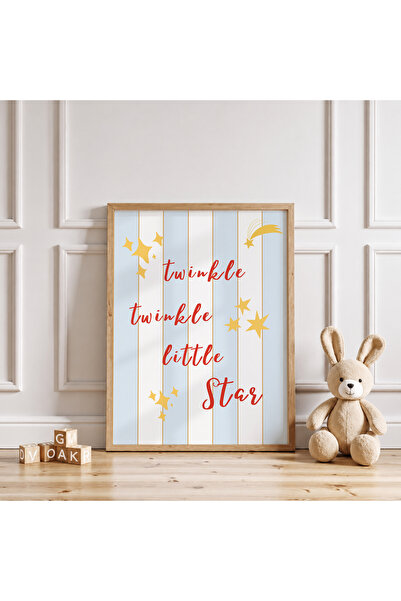 luxorpixels (Çerçevesiz) Twinkle Twinkle Little Star Çocuk Odası Poster
