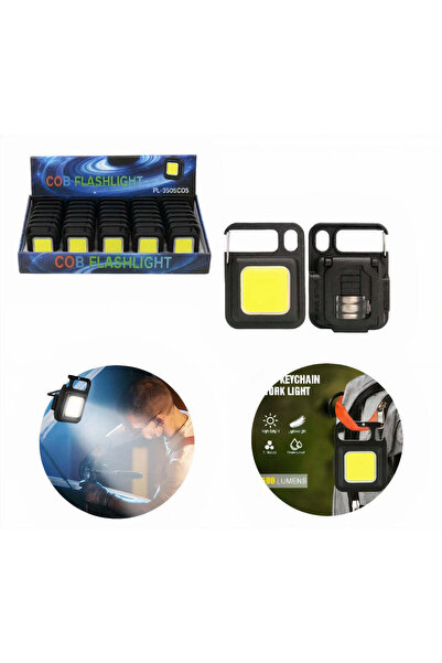 CASA JOY Lanterna LED portabilă, tip breloc, 36/set, 6 x 4 cm, multifuncționa...