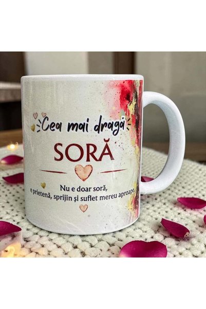 hiperborea Cană cadou „Cea mai dragă SORĂ”