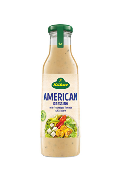 Kühne Dressing american cu iaurt, rosii fructate si verdeata Kuhne 500ml