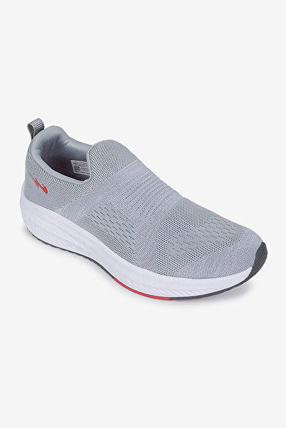 Campus Men CYBER Memory Foam Slip-On Walking Shoes-Grey