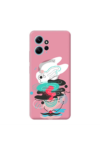 Other Xiaomi Redmi Note 12 4G Abstract 50 Pink Colored Silicone TPU Θήκη