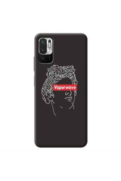 Other Xiaomi Redmi Note 10 Pro 5G Vaporwave Black Colored Silicone TPU Θήκη