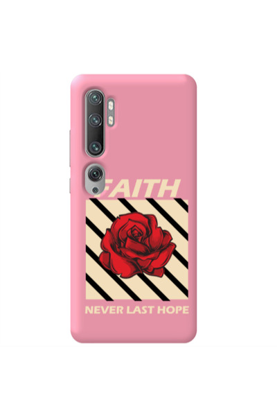 Other Xiaomi Mi Note 10 Pro Faith Never Last Hope Pink Colored Silicone TPU Θήκη
