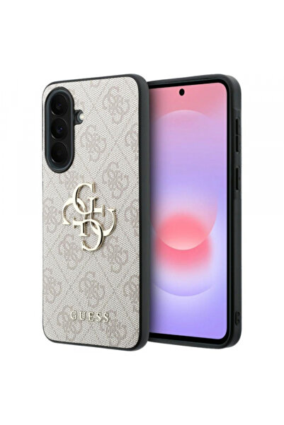 Guess Калъф за Samsung Galaxy A37 5G, Guess, 4G Голямо лого, Розов
