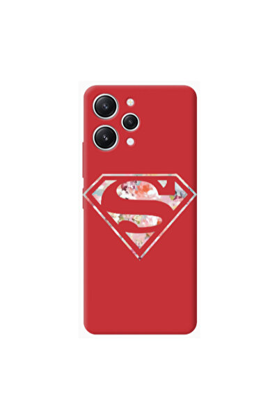 Other Xiaomi Redmi 12 Superman logo Red Colored Silicone TPU Θήκη