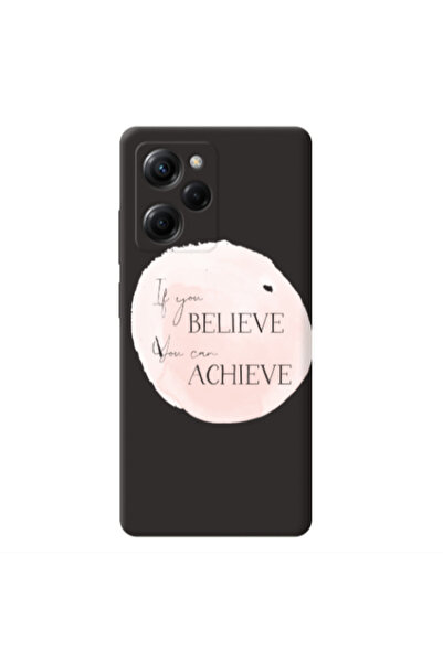 Other Xiaomi Poco X5 Pro If You Believe Black Colored Silicone TPU Θήκη