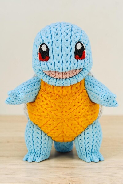 Hunga Pokemon - Squirtle Örgü Görünümlü Figür