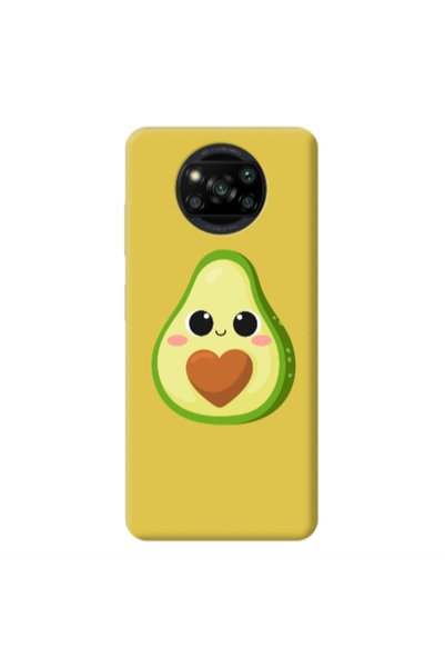 Other Xiaomi Poco X3 /X3 Pro Baby avocado Yellow Colored Silicone TPU Θήκη