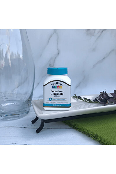 21st Century Gluconat de potasiu 595 mg, 110 comprimate