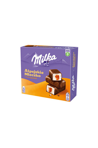 Milka Ciocolata cu caramel si vanilie, 350g