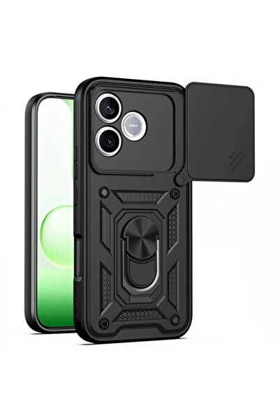 OEM Husa pentru Honor 600 Lite, OEM, CamShield, Neagra