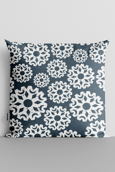 TicaretJet White Wheels Double Sided Digital Printed Pillow Throw Pillow Cove...