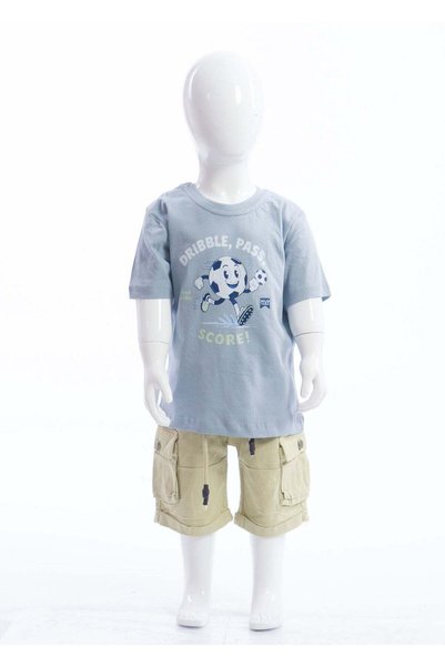 XO Kids Boy's 2-Piece Printed Summer Top and Bottom Set 9-36 Months 2602