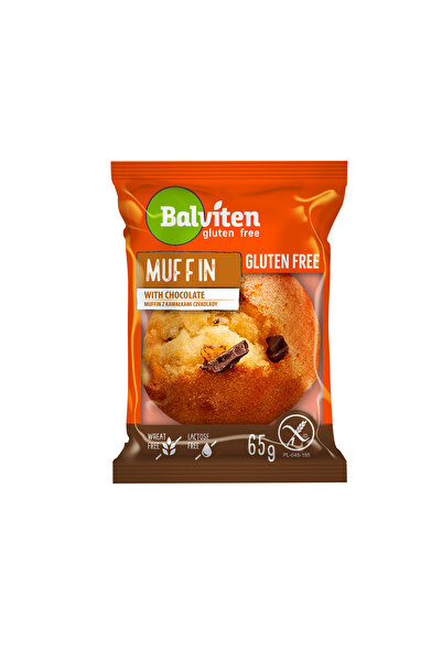 Balviten Muffin cu bucati de ciocolata, Balviten, 65g, fara gluten