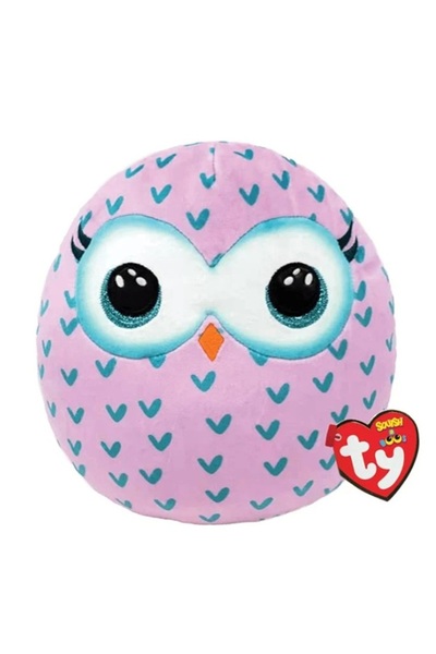 TY Jucărie de pluș Squishy Beanies Bufniță Lila 25 cm - AS