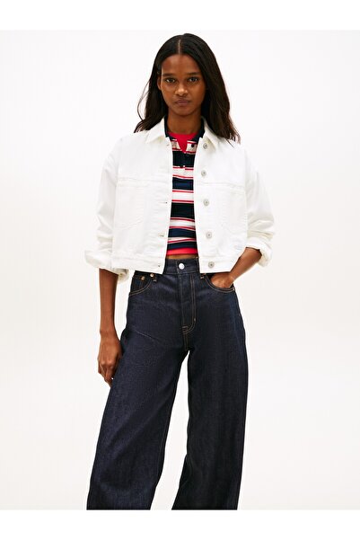 Tommy Hilfiger OVSZ CROP TRCKR JCKT FLG BJ6099