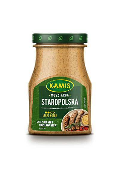 Kamis Mustar Staropolski, Kamis, 185 g, cu condimente, fara gluten
