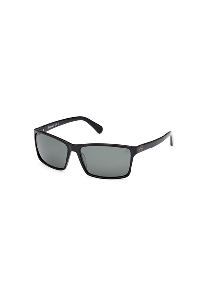 Timberland Shiny Grey Polarized Acetate Male Sunglasses